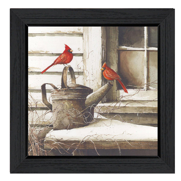 Supfirm "Waiting For Spring" By John Rossini, Printed Wall Art, Ready To Hang Framed Poster, Black Frame - Supfirm