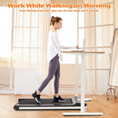 Supfirm Walking Pad Treadmill Under Desk for Home Office Fitness, Mini Portable Treadmill with APP Remote Control and 16 Inch Running Area(Note: Forbidden to sell on Amazon) - Supfirm