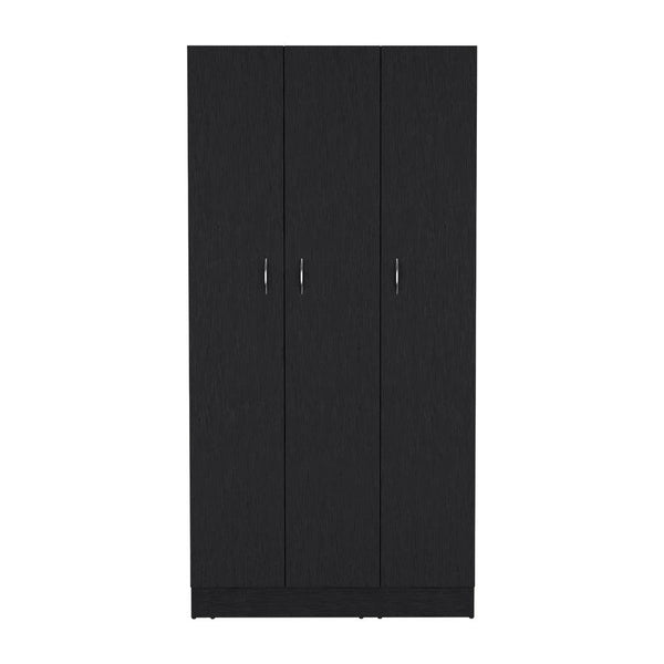 Wardrobe Erie, Bedroom, Black - Supfirm