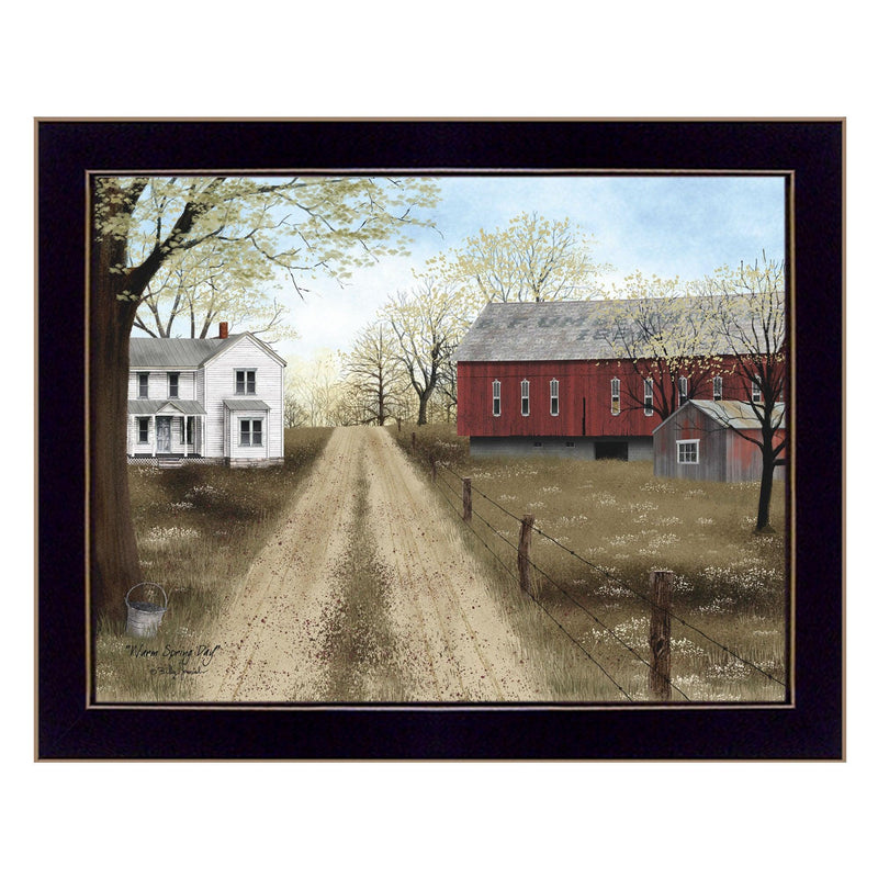 Supfirm "Warm Spring Day" By Billy Jacobs, Printed Wall Art, Ready To Hang Framed Poster, Black Frame - Supfirm