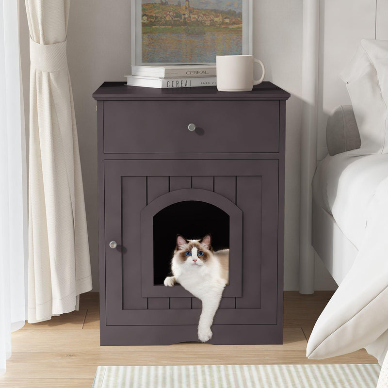 Cat litter box night stand hotsell